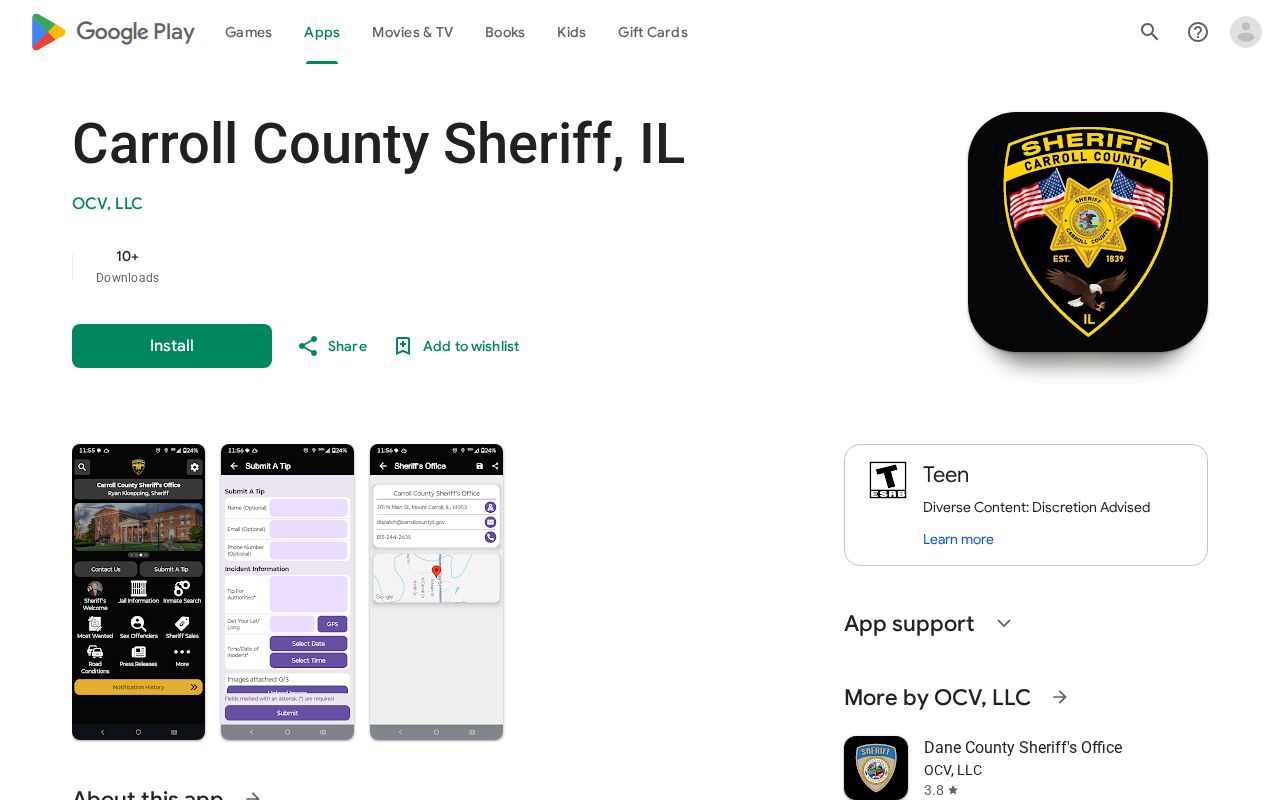 Carroll County Sheriff app and arrest-related public safety news
